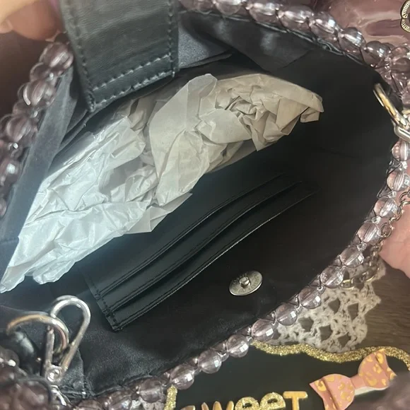 ☠️LD Kendra Dandy Skull Beaded Crossbody Bag 2023 Rare HTF☠️ - Picture 5 of 15